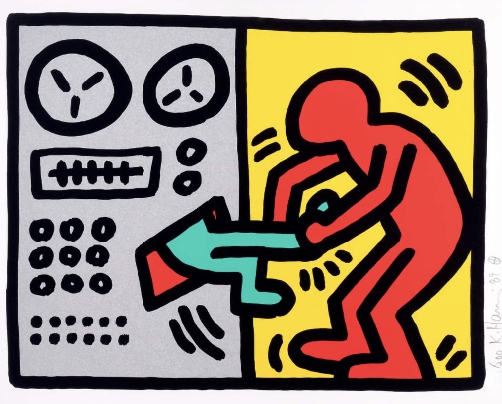 Keith Haring, Pop Shop III, Plate 2