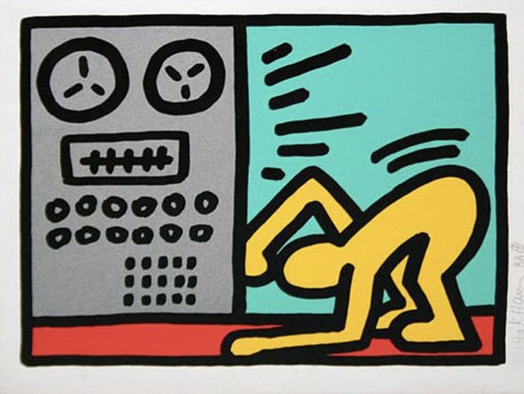 Keith Haring, Pop Shop III, Plate 4