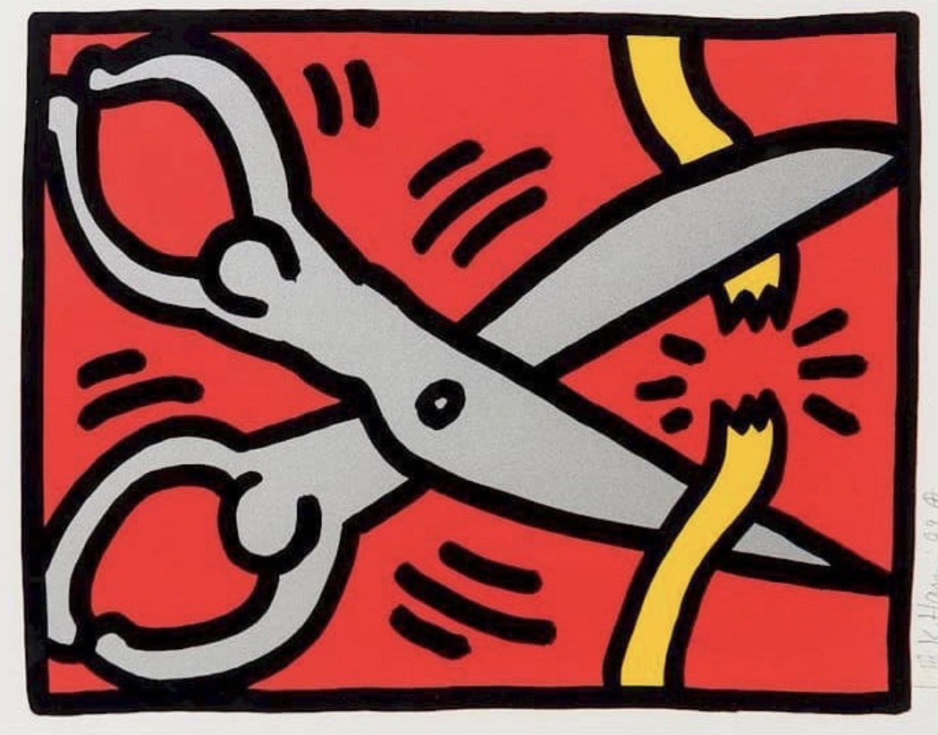 Keith Haring, Pop Shop III, Plate 1