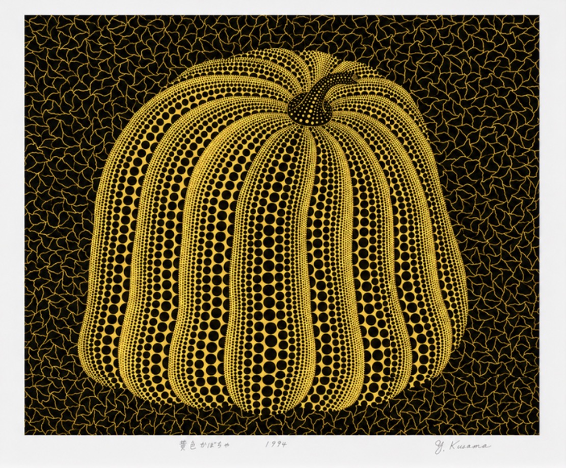Yayoi Kusama, Yellow Coloured Pumpkin (Kusama 190)