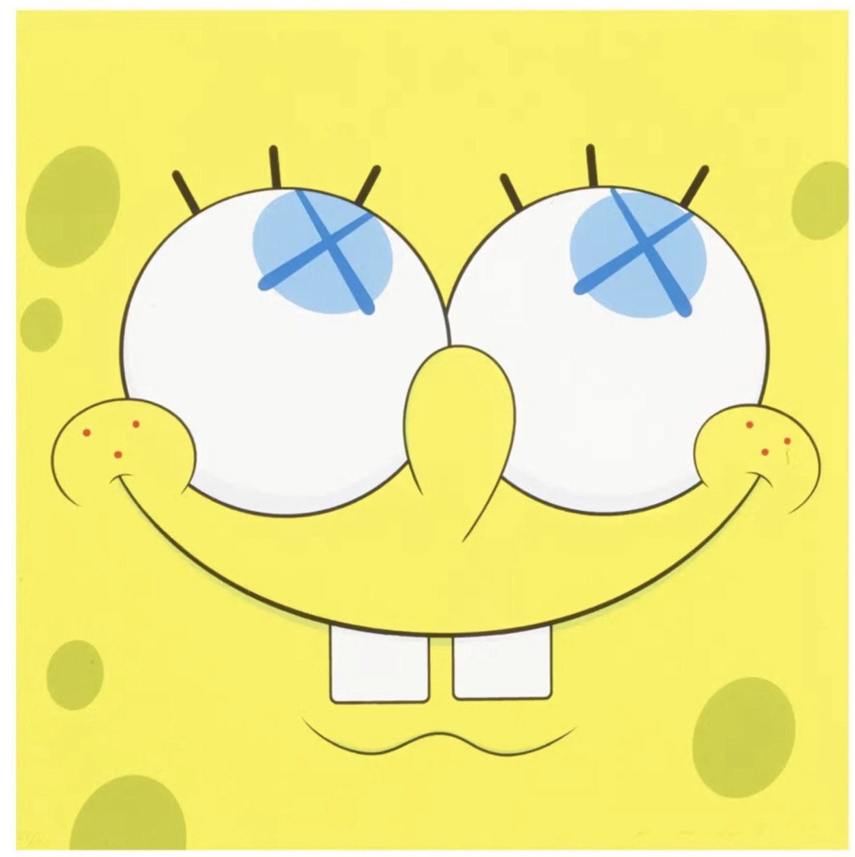 KAWS, KAWSBOB (Yellow)