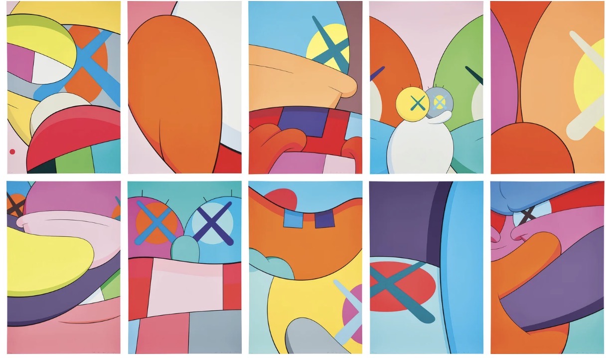 KAWS, NO REPLY complete set of 10