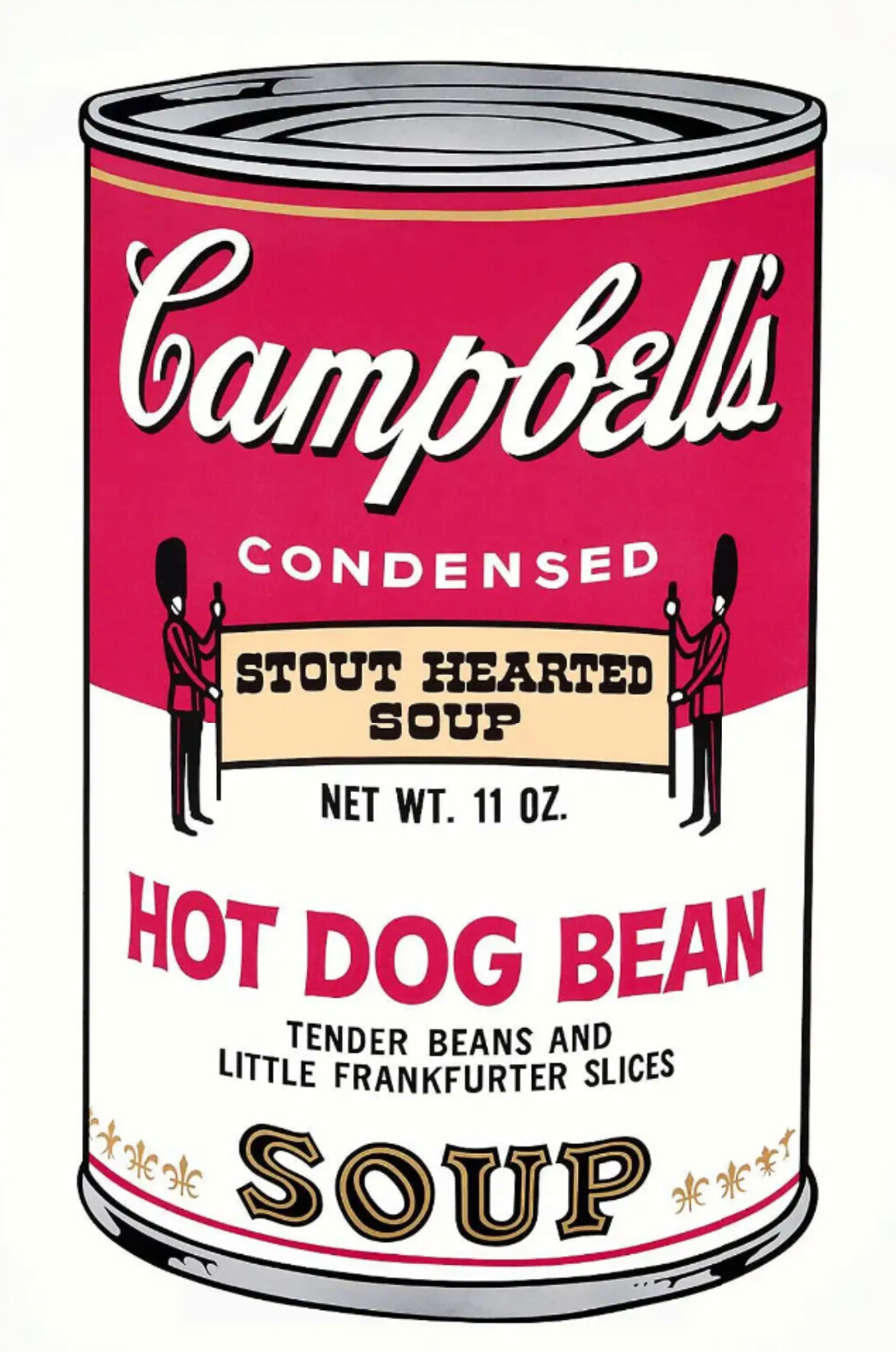 Andy Warhol, Hot Dog Bean, Campbell’s Soup II