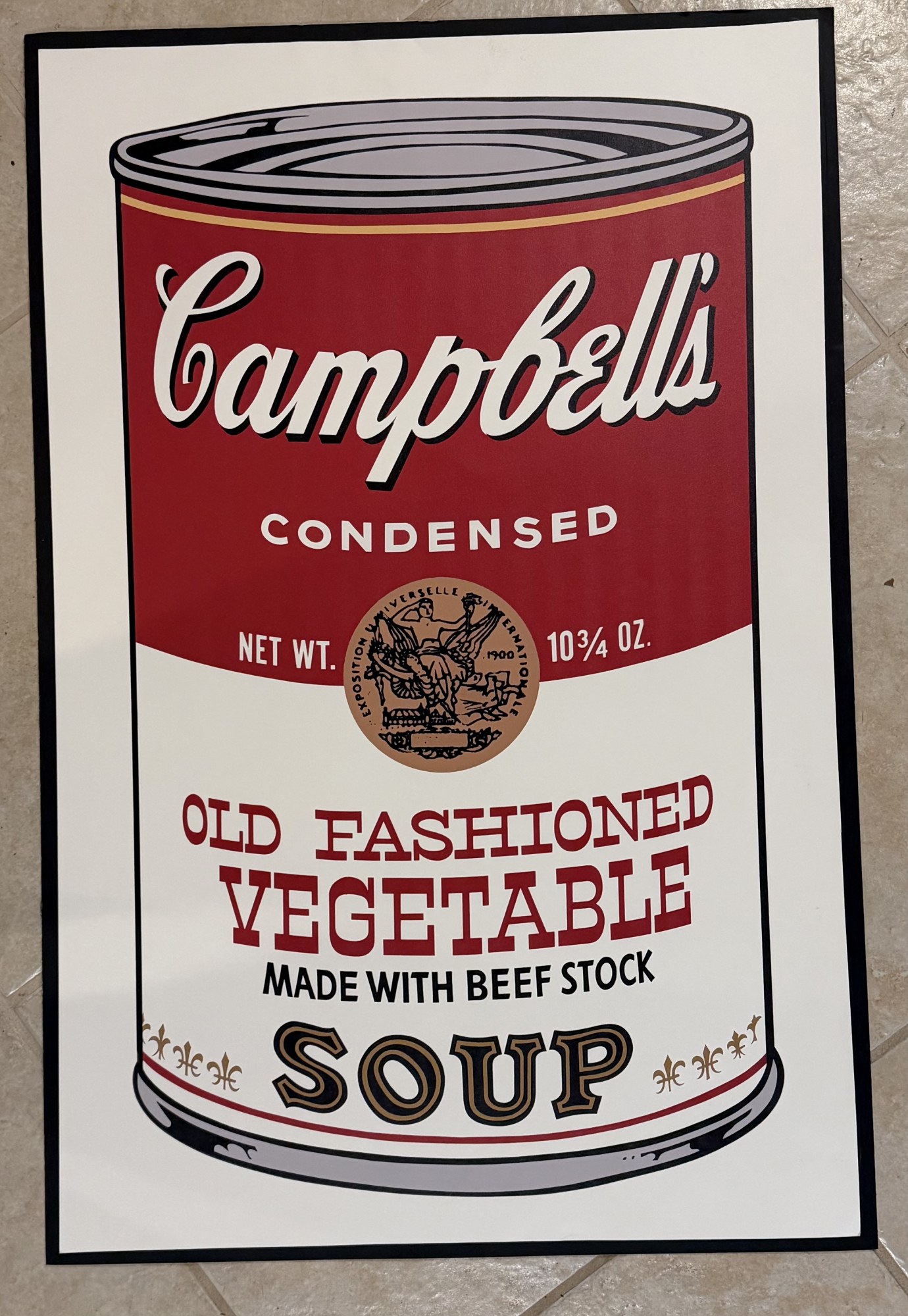 Andy Warhol Old Fashioned Vegetable, from Campbell’s Soup II (F&S II.54)