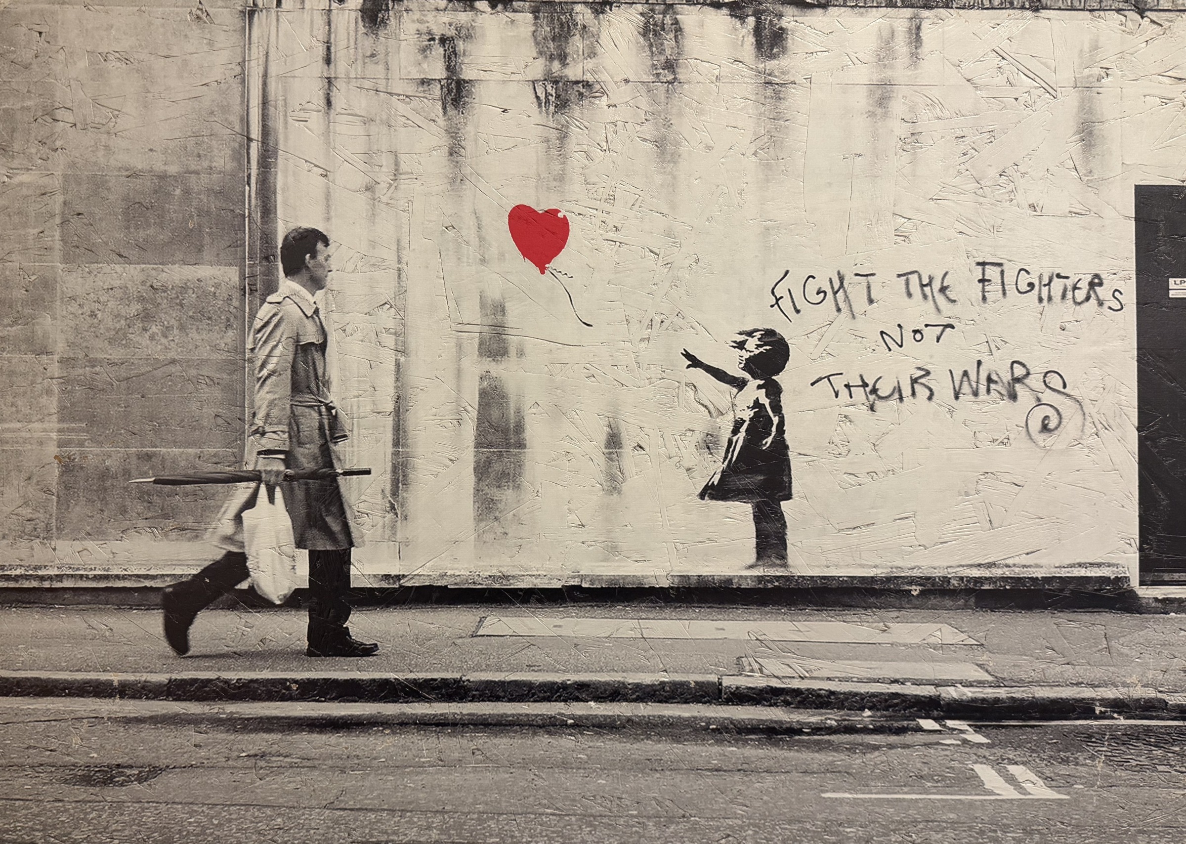 Steve Lazarides, Balloon Fight (Banksy, Girl with Balloon), 2020