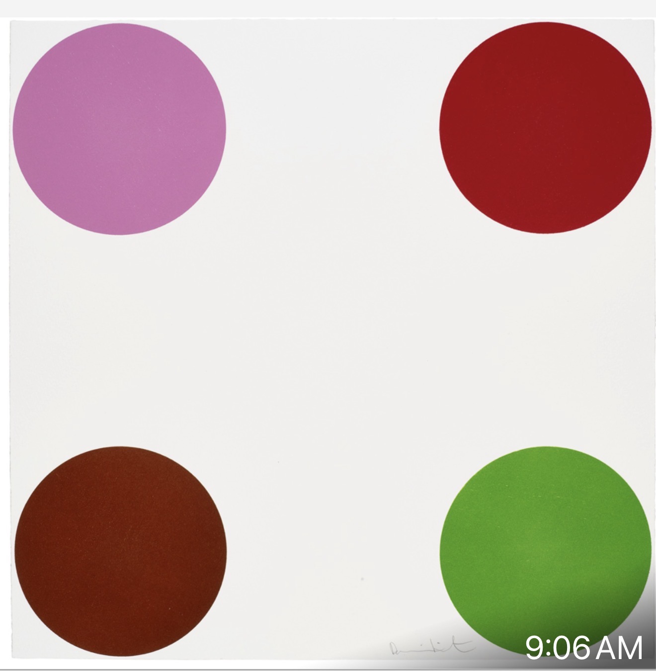 Damien Hirst Curare, from 40 Woodcut Spots