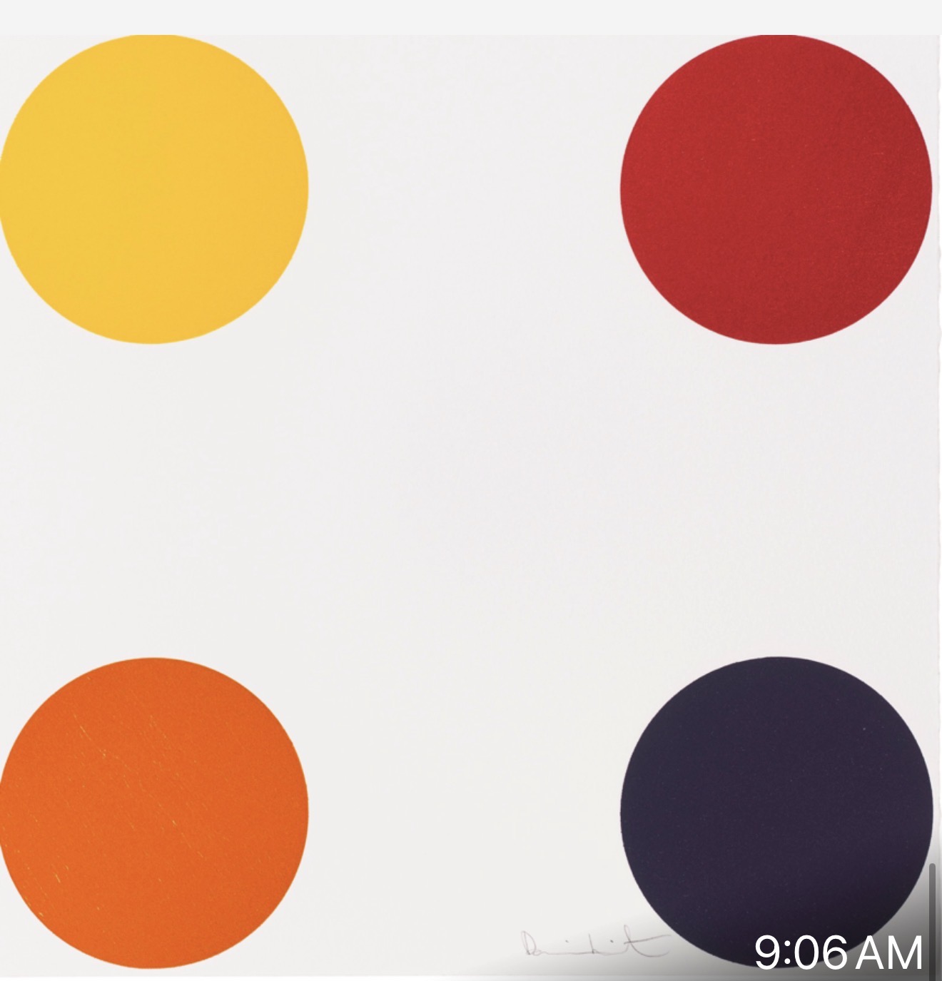 Damien Hirst Elaidoyl Chloride, from 40 Woodcut Spots