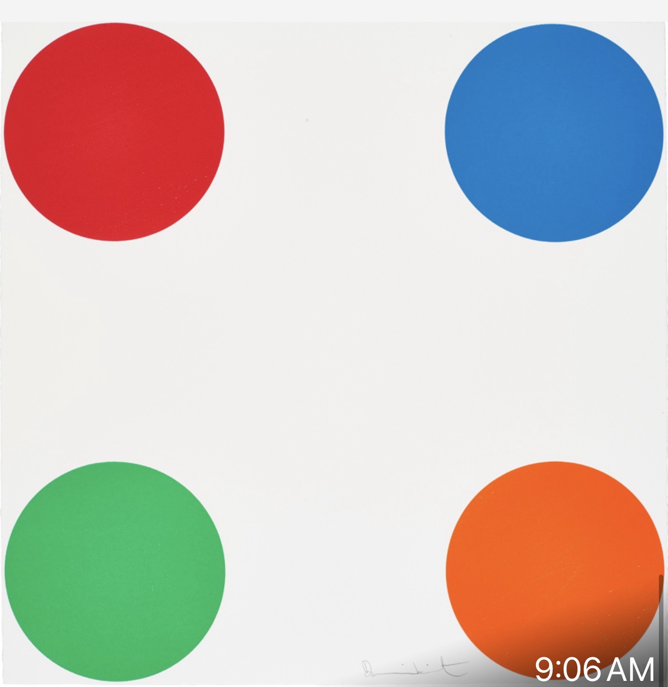 Damien Hirst Fenbufen, from 40 Woodcut Spots
