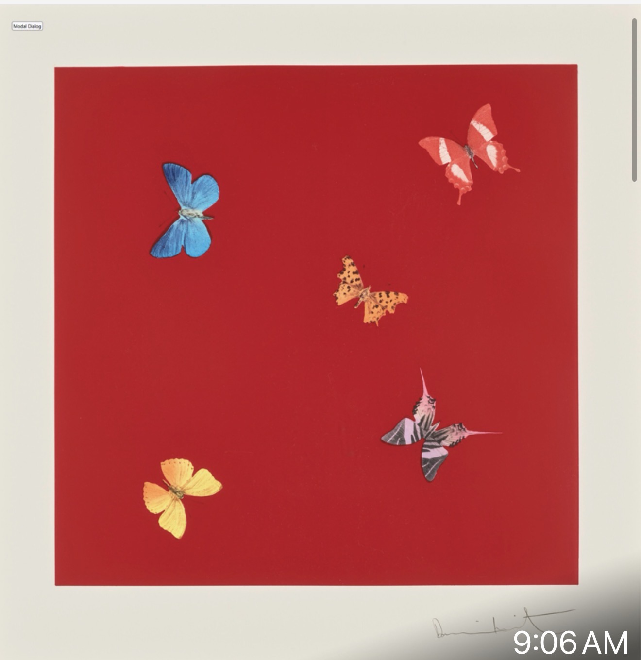 Damien Hirst She Walks In Beauty, from Love Poems