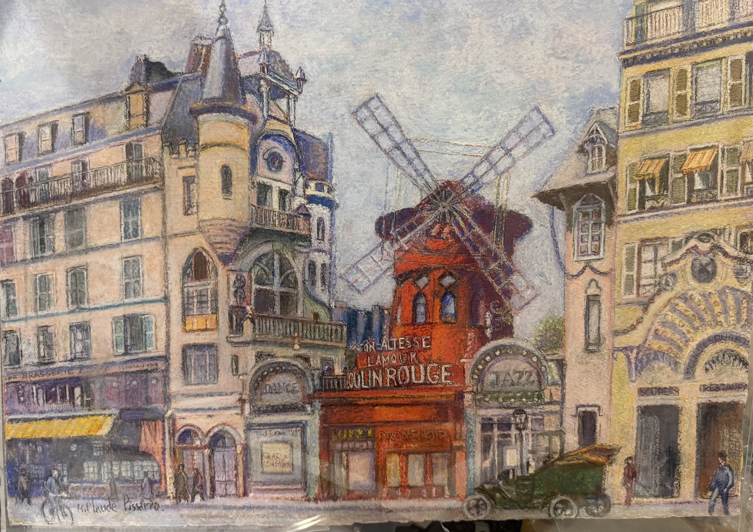 H. Claude Pissarro L'Amour-Moulin Rouge