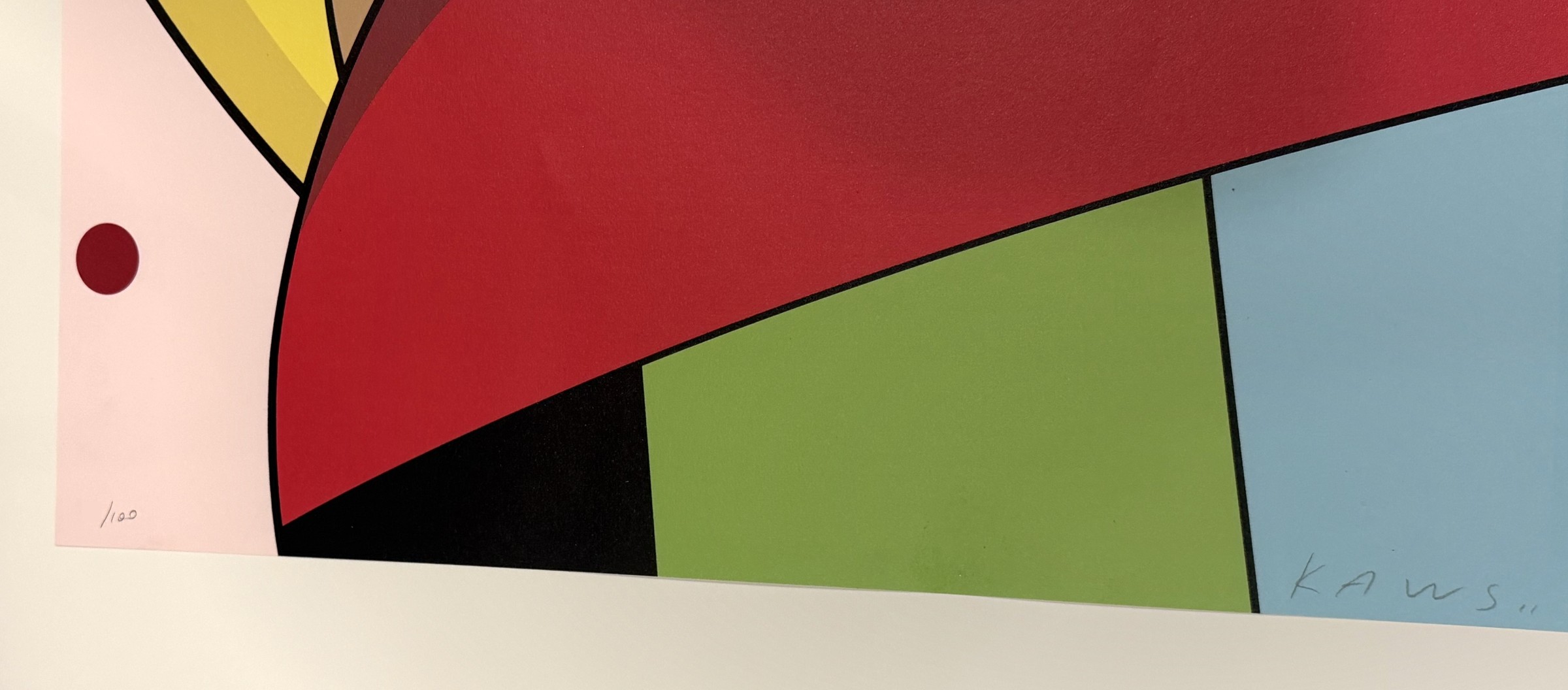 KAWS No Reply #9, detail