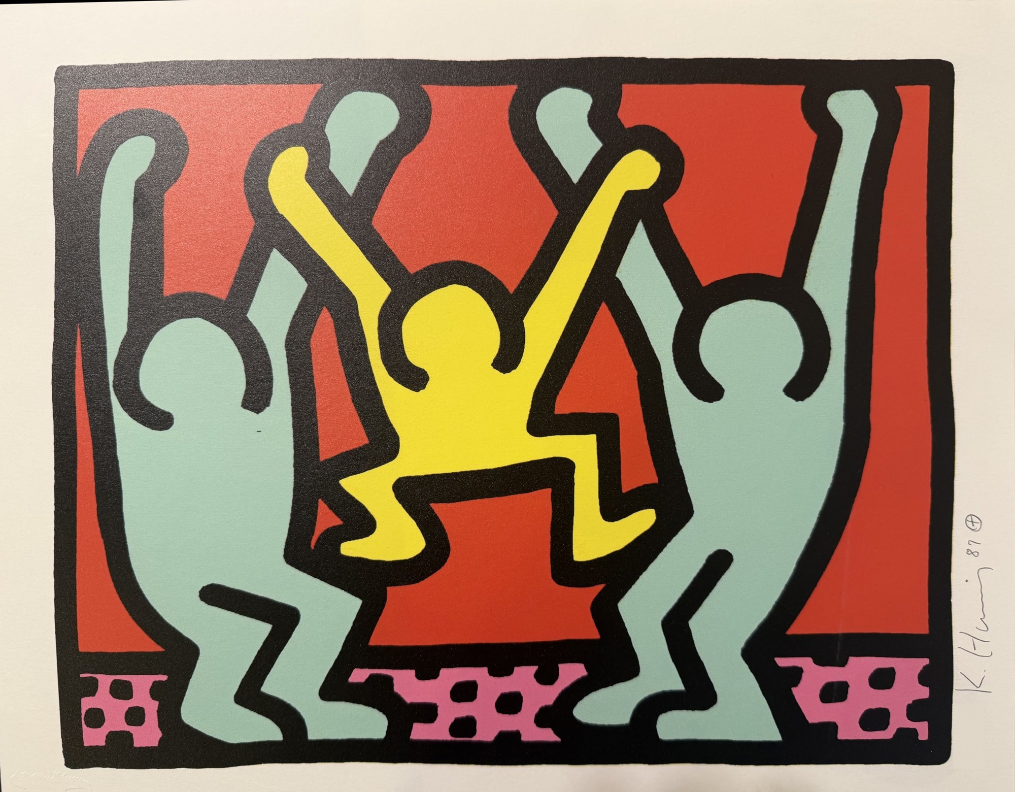 Keith Haring Pop Shop I, Plate 2