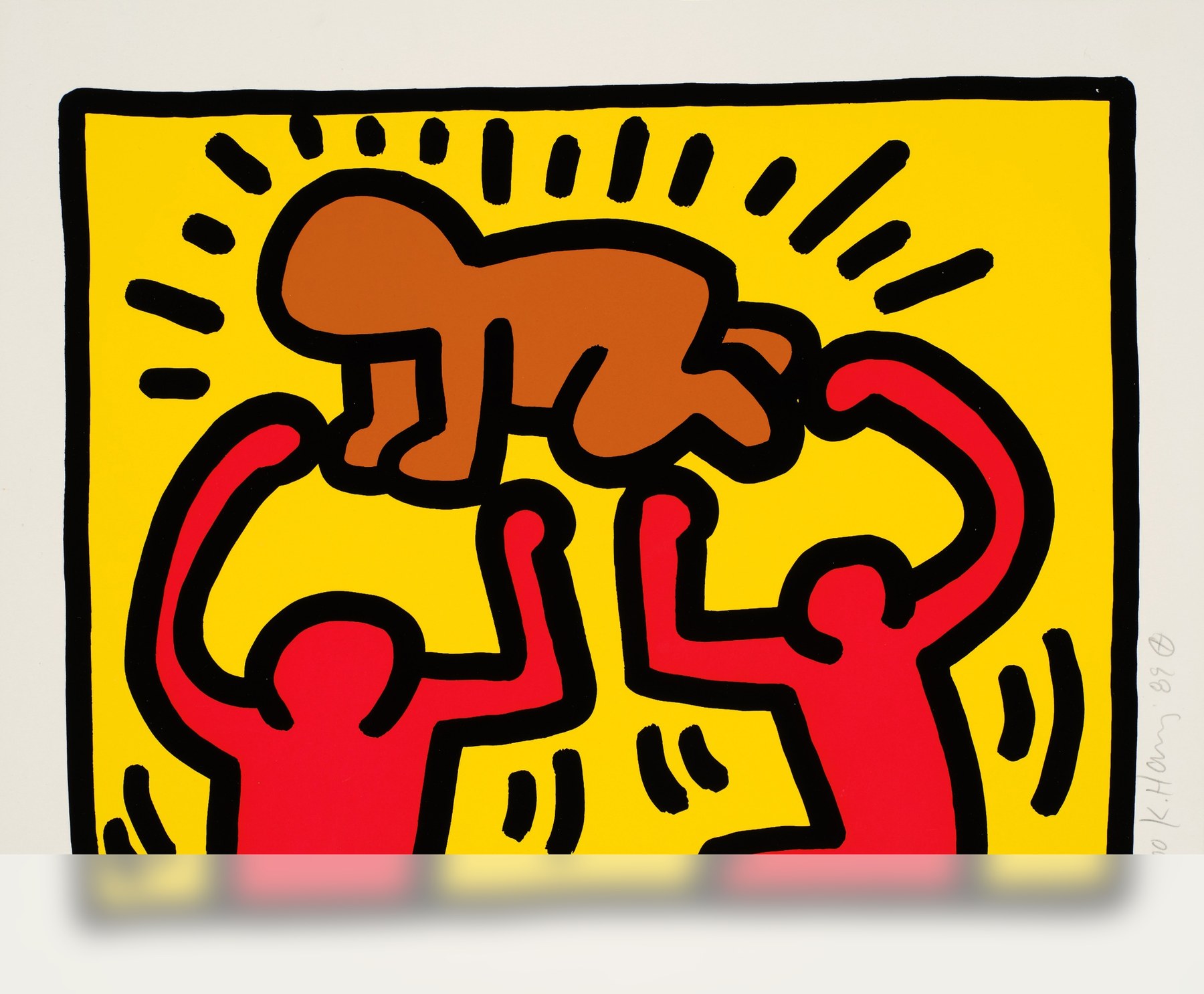 Keith Haring Pop Shop IV, Plate 2
