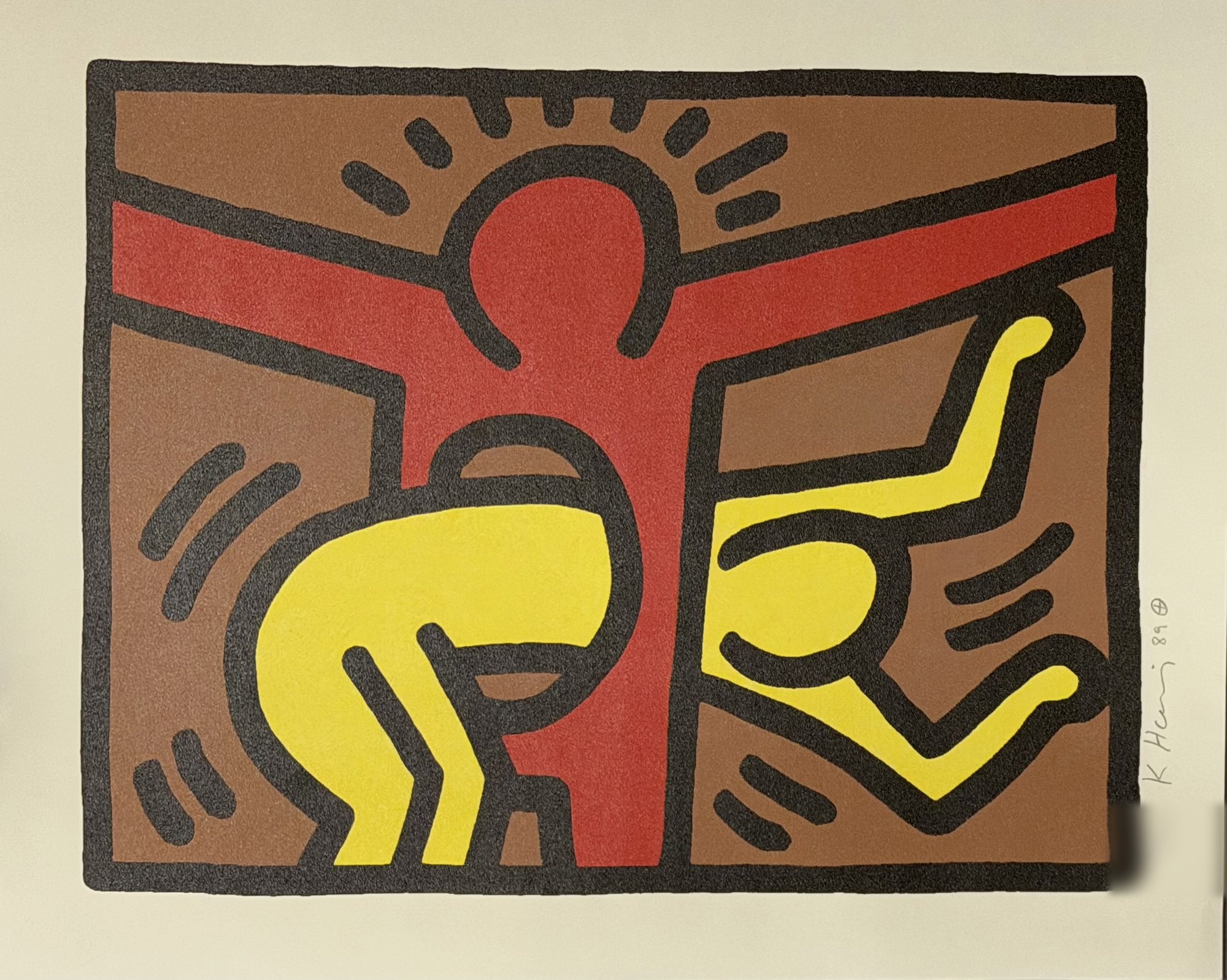 Keith Haring Pop Shop IV, Plate 3