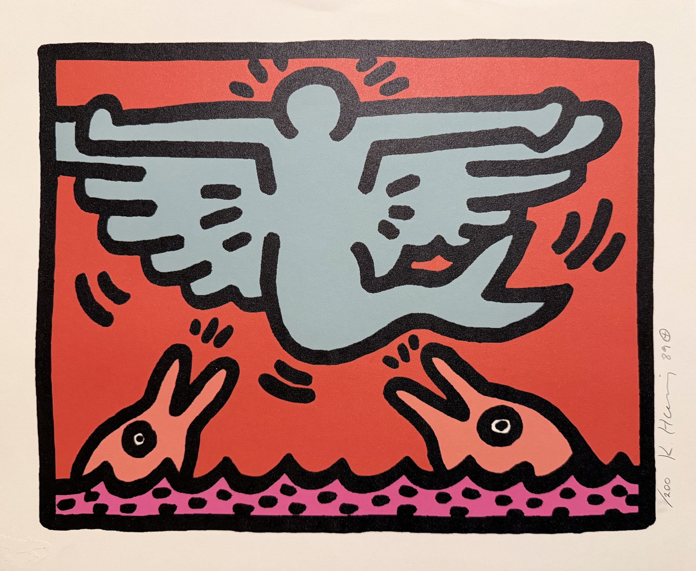 Keith Haring, Pop Shop V, Plate 2, 1989, Screenprint