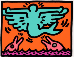 Keith Haring, Pop Shop V: one print