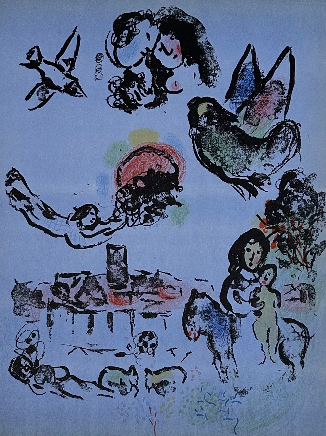 Marc Chagall Nocturne at Vence