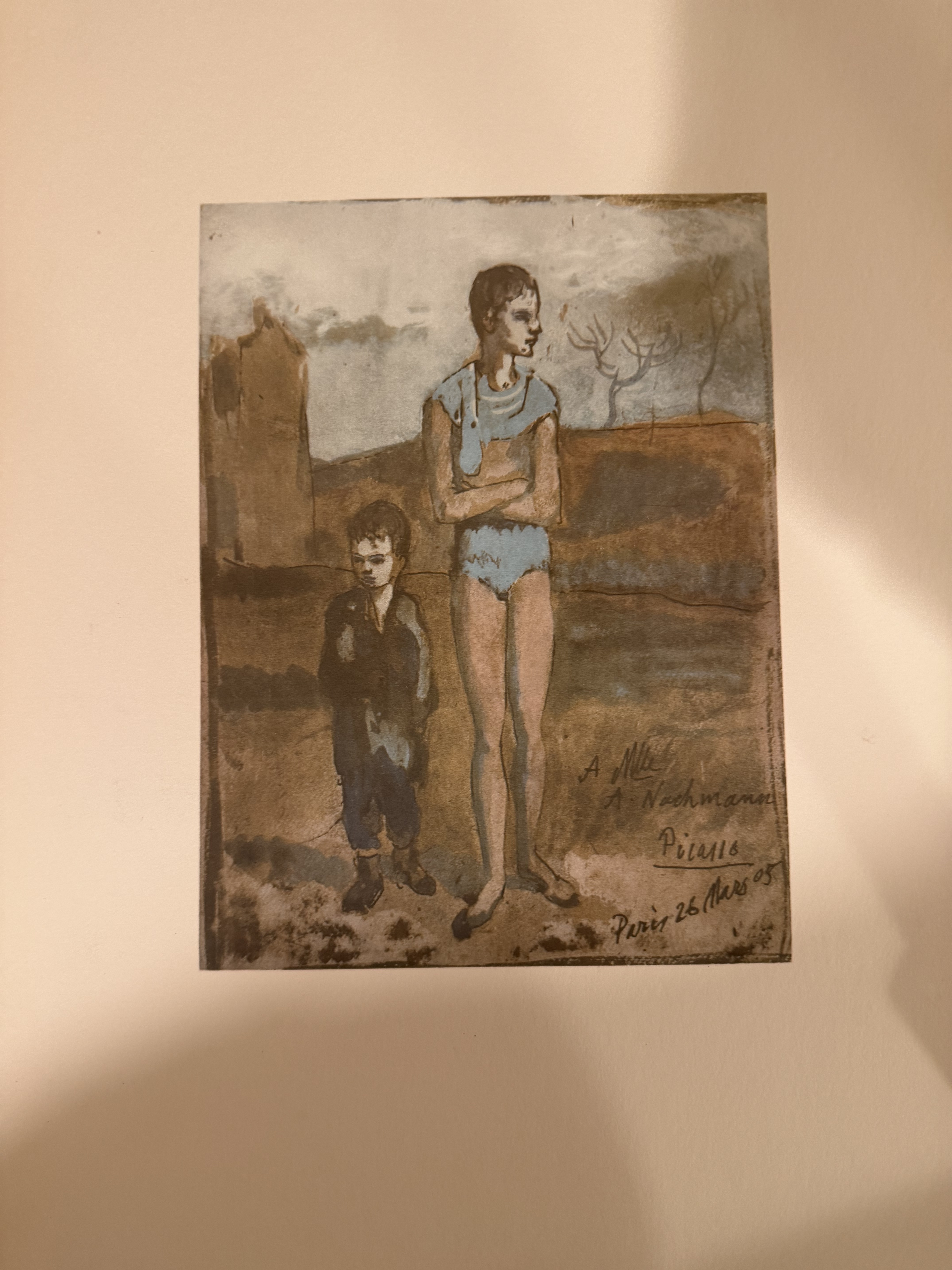 Pablo Picasso Jeune acrobate et enfant (Young Acrobat and Child)