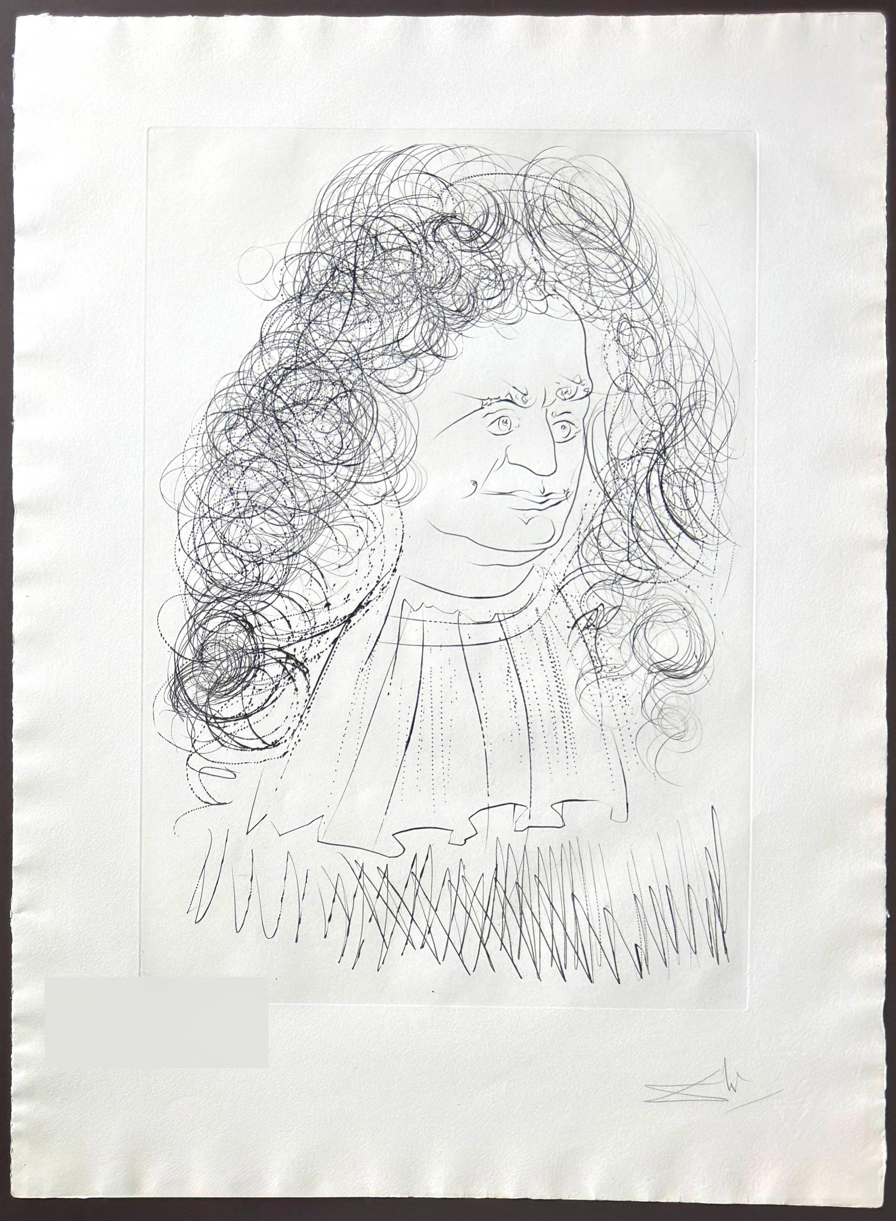 Salvador Dali Portrait of la Fontaine