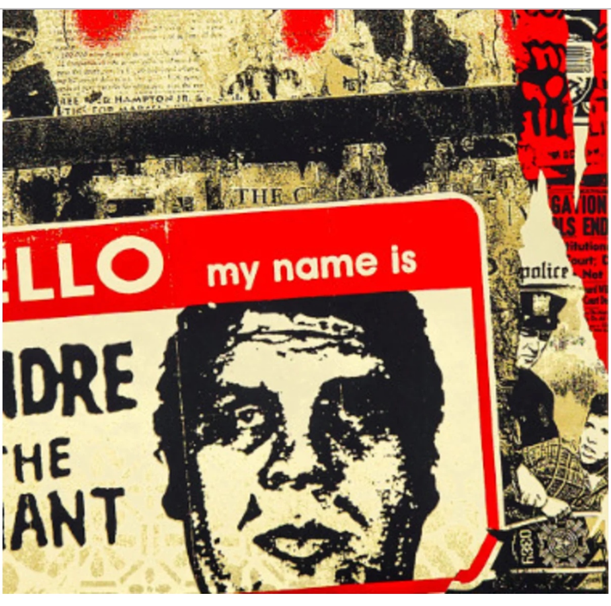 Shepard Fairey Hello My Name Is
