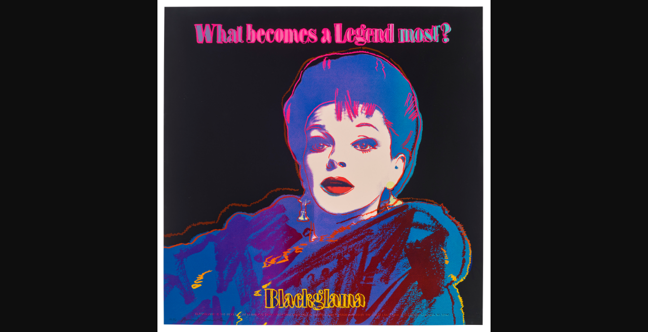 Andy Warhol, Blackglama (Judy Garland), from Ads