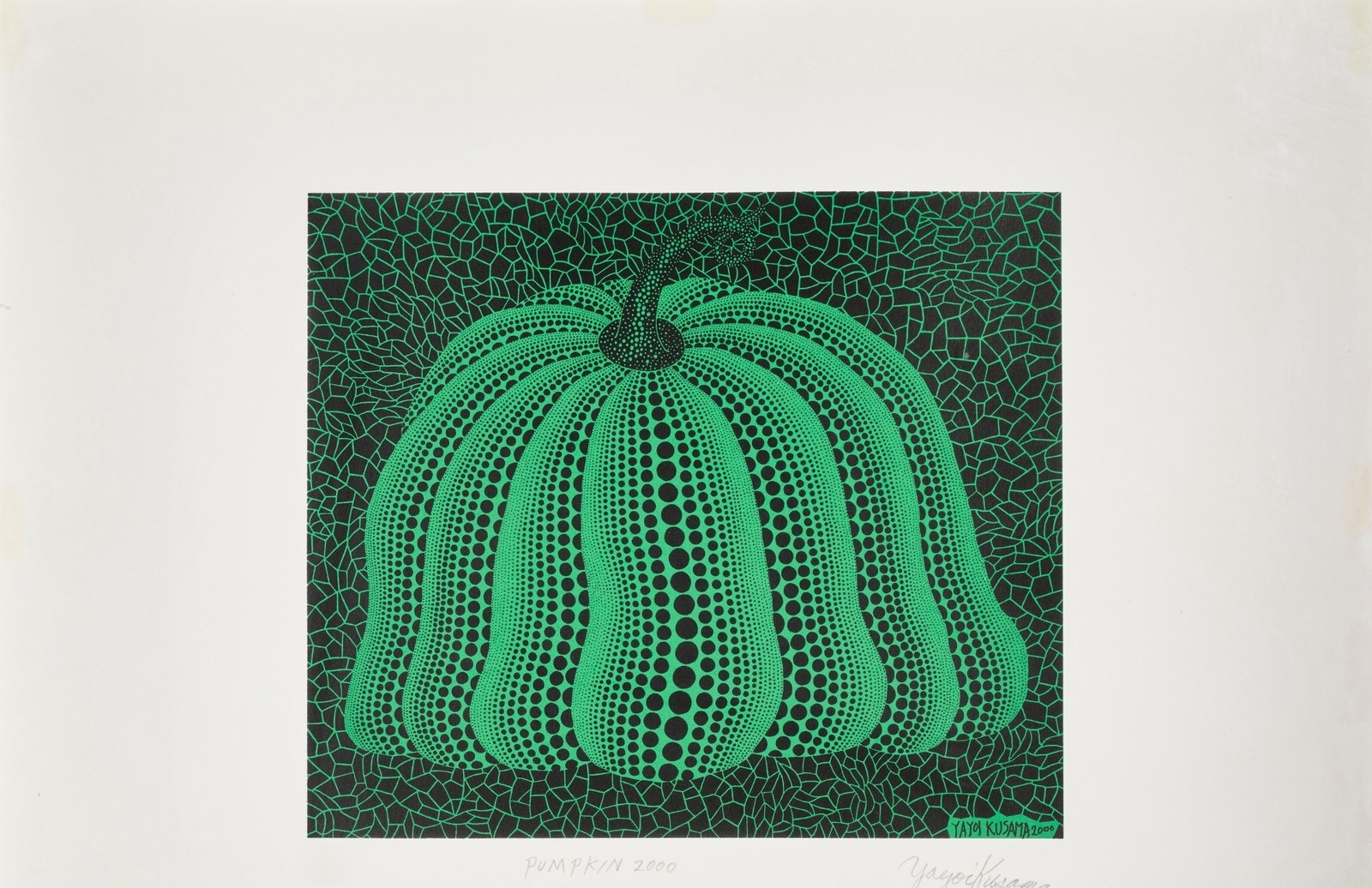 Yayoi Kusama Pumpkin 2000 (Green)