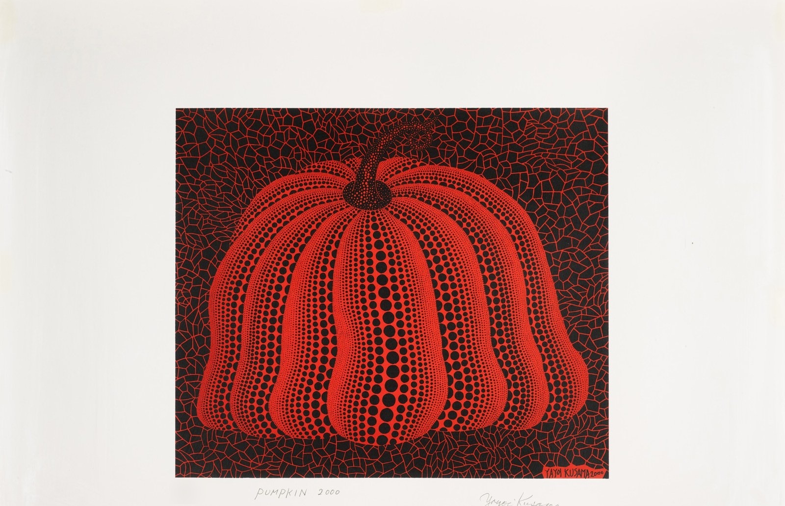 Yayoi Kusama Pumpkin 2000 (Red)