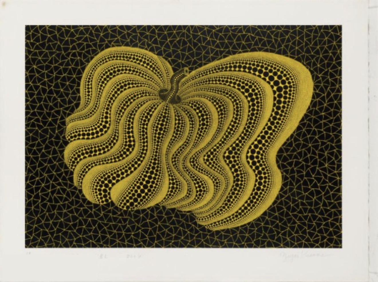 Yayoi Kusama Pumpkin YEL