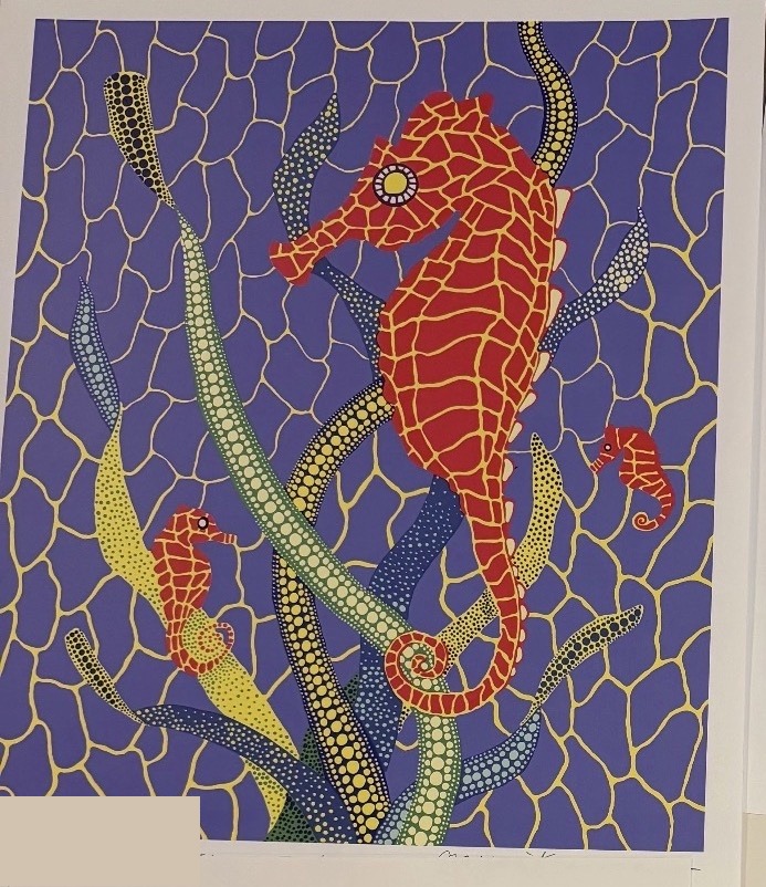 Yayoi Kusama Seahorses